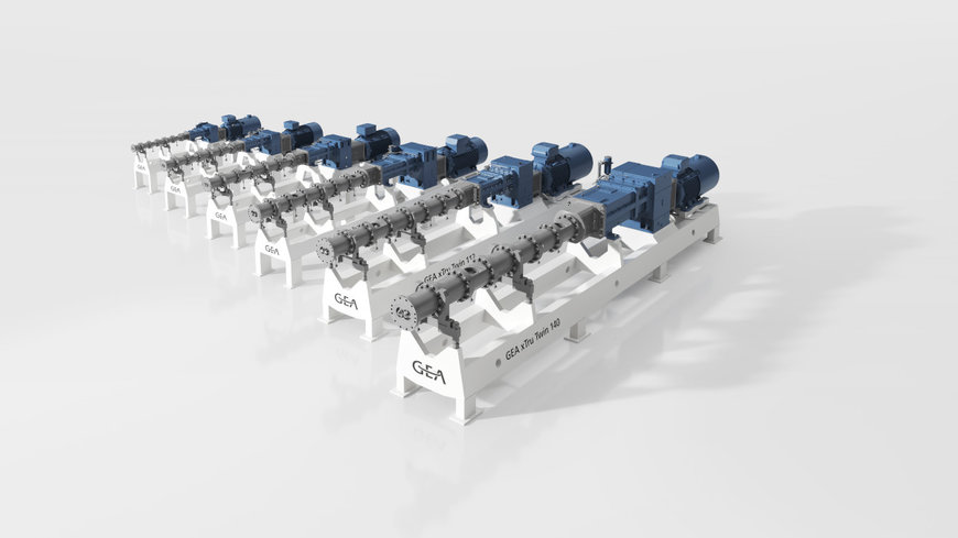 GEA LAUNCHES ITS NEW XTRU TWIN 140 EXTRUDER COMPLETING ITS RANGE OF HIGH-CAPACITY OUTPUT EQUIPMENT